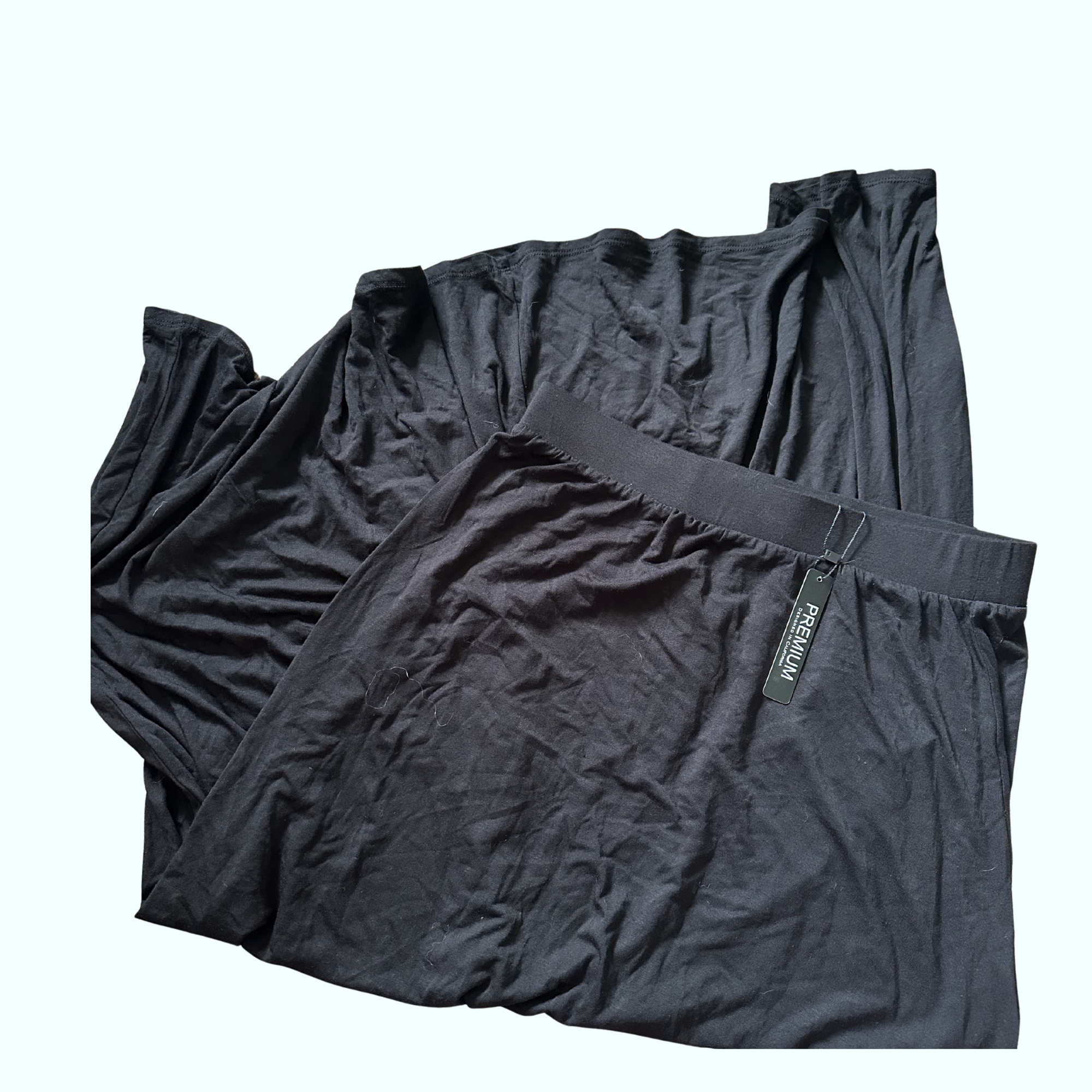 Sz XL - Lock & Love Black Maxi Skirt