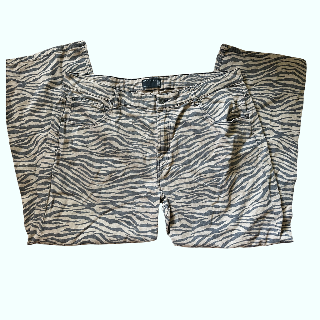 Sz 16 / 32 - ASOS Zebra Jeans