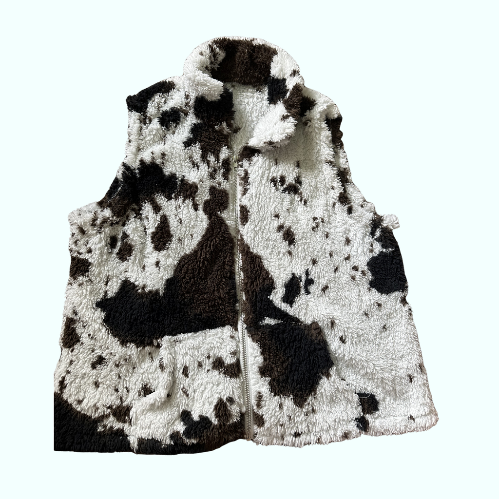 Sz XL - Cowprint Vest