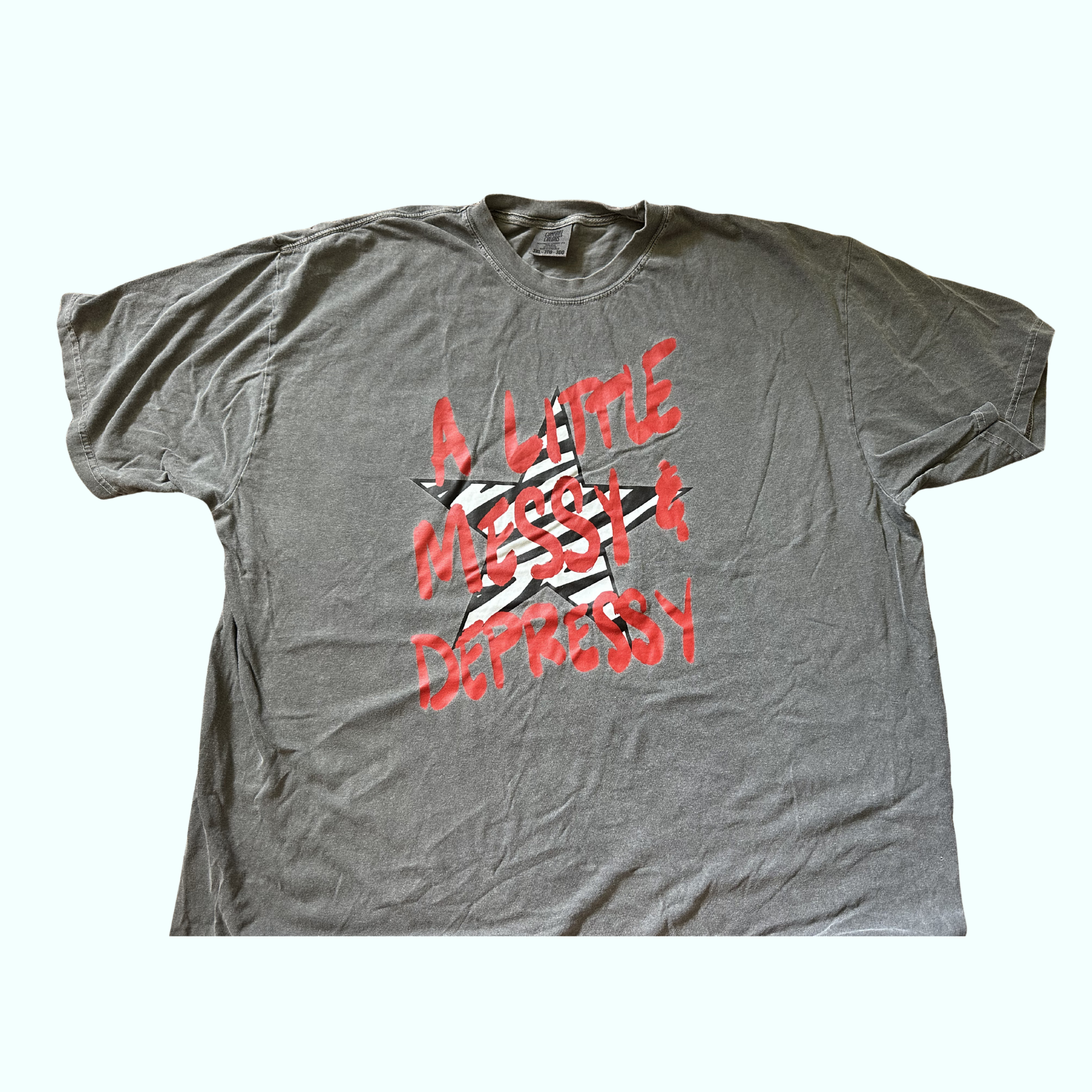 Sz 3X - Messy, Depressy Tee