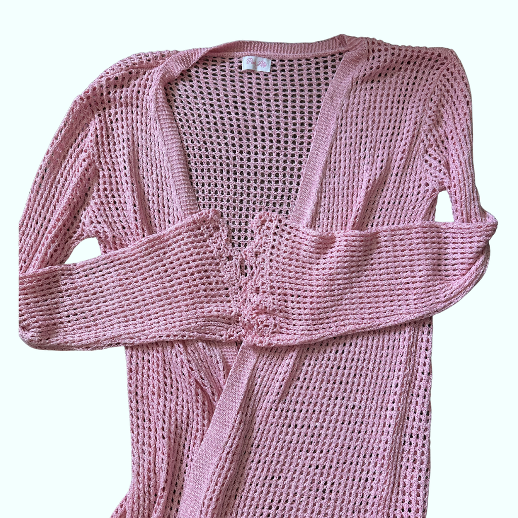 Sz L - Pink Lily Swim Cover
