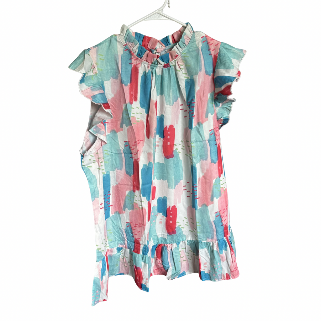 Sz L - Colorful Blouse