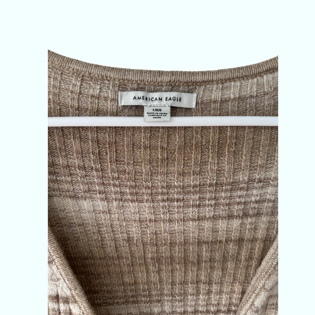 Size L - American Eagle V-Neck Sweater