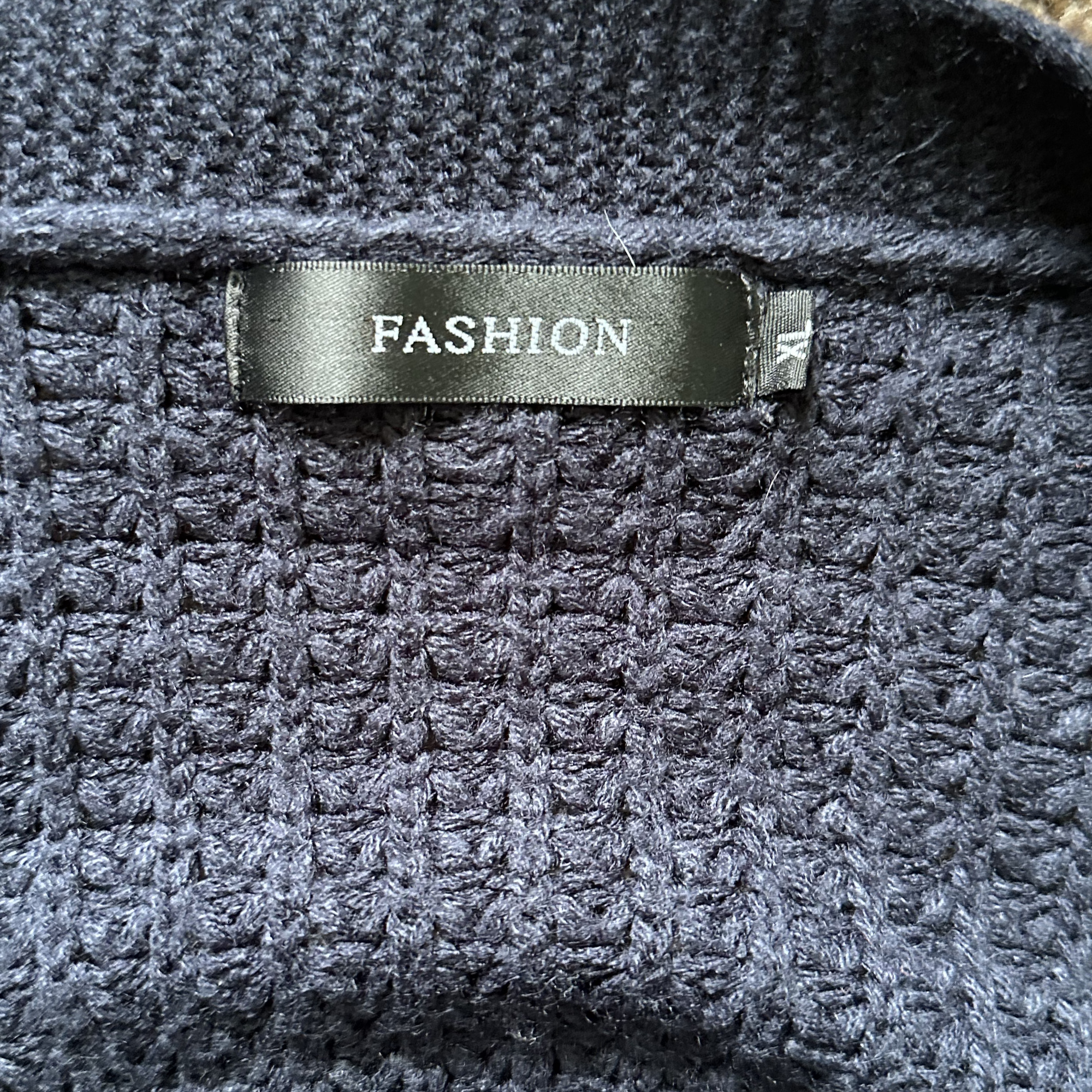 Sz XL - Dark Blue Long Cardigan