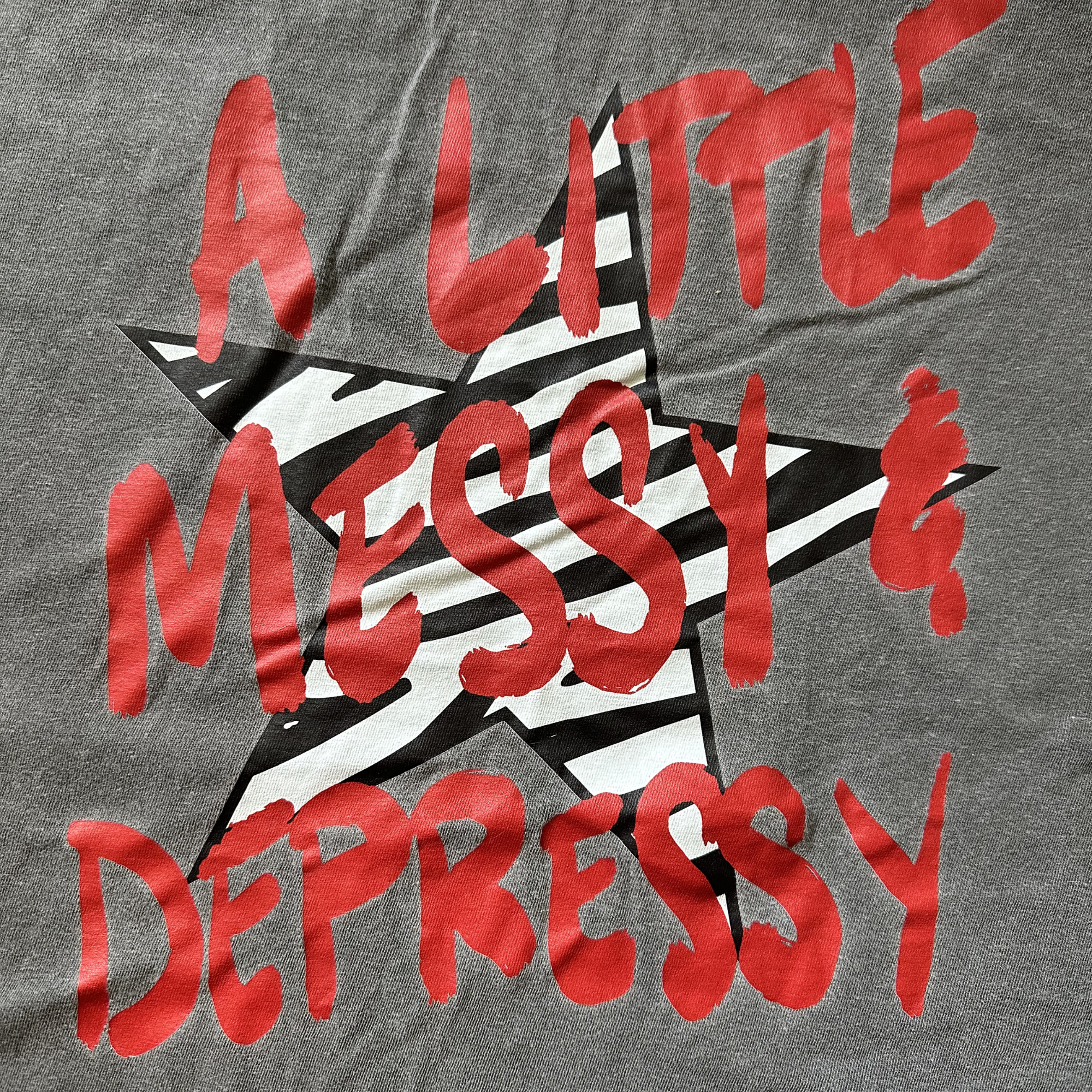 Sz 3X - Messy, Depressy Tee