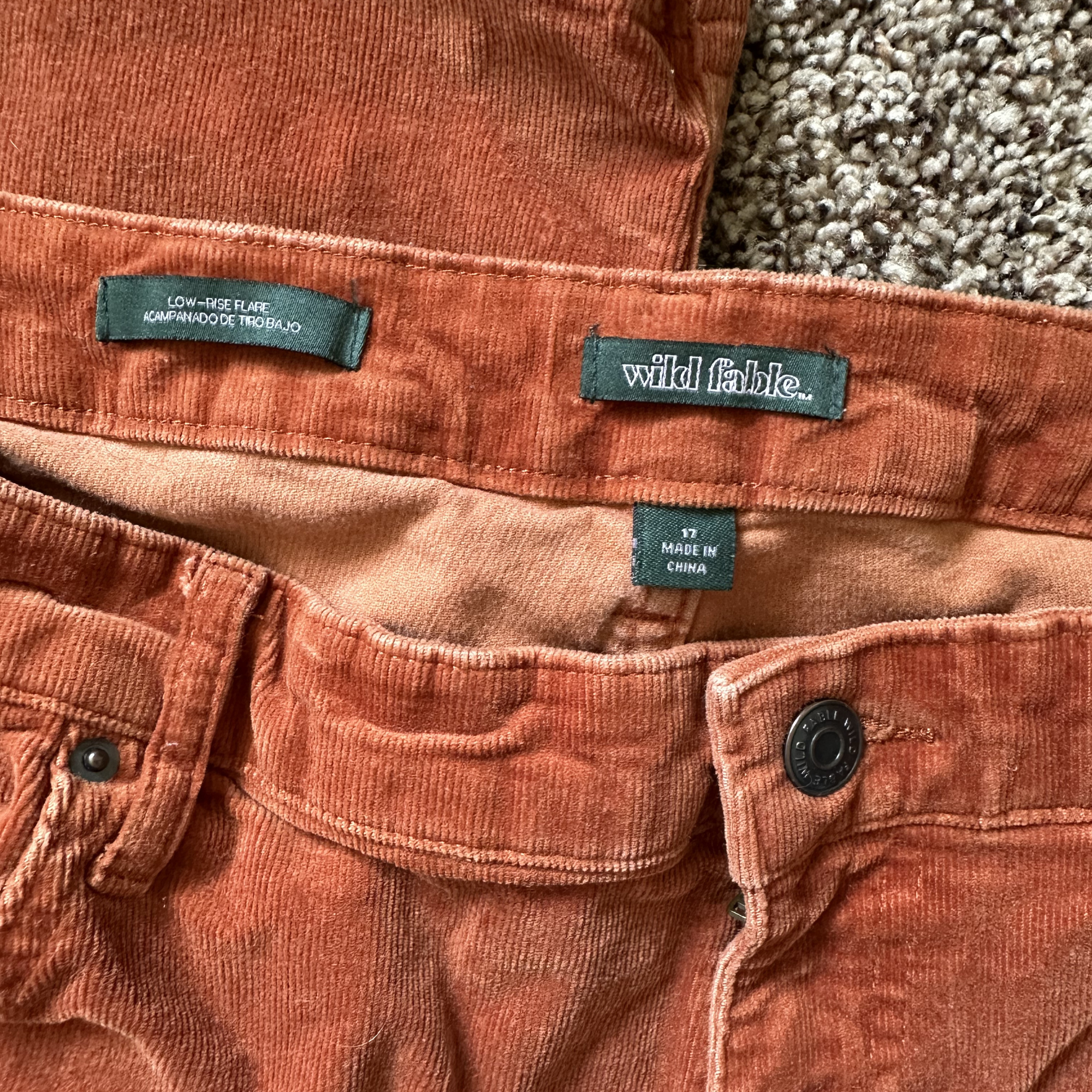 Sz 17 - Wild Fable Corduroy Slacks