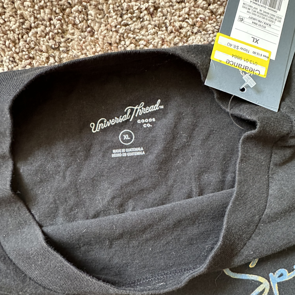 Sz XL - Spicy Cropped Tee