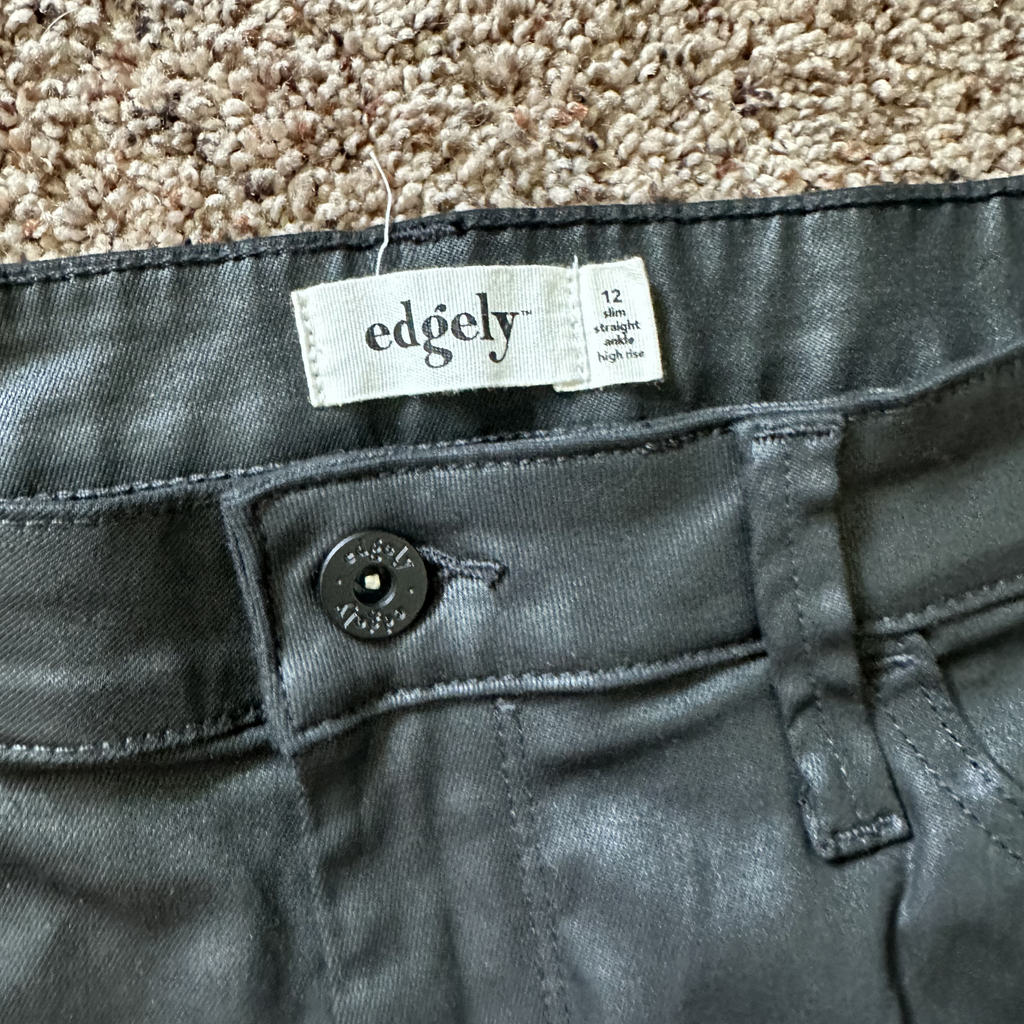 Sz 12 - Edgely Metallic Jeans