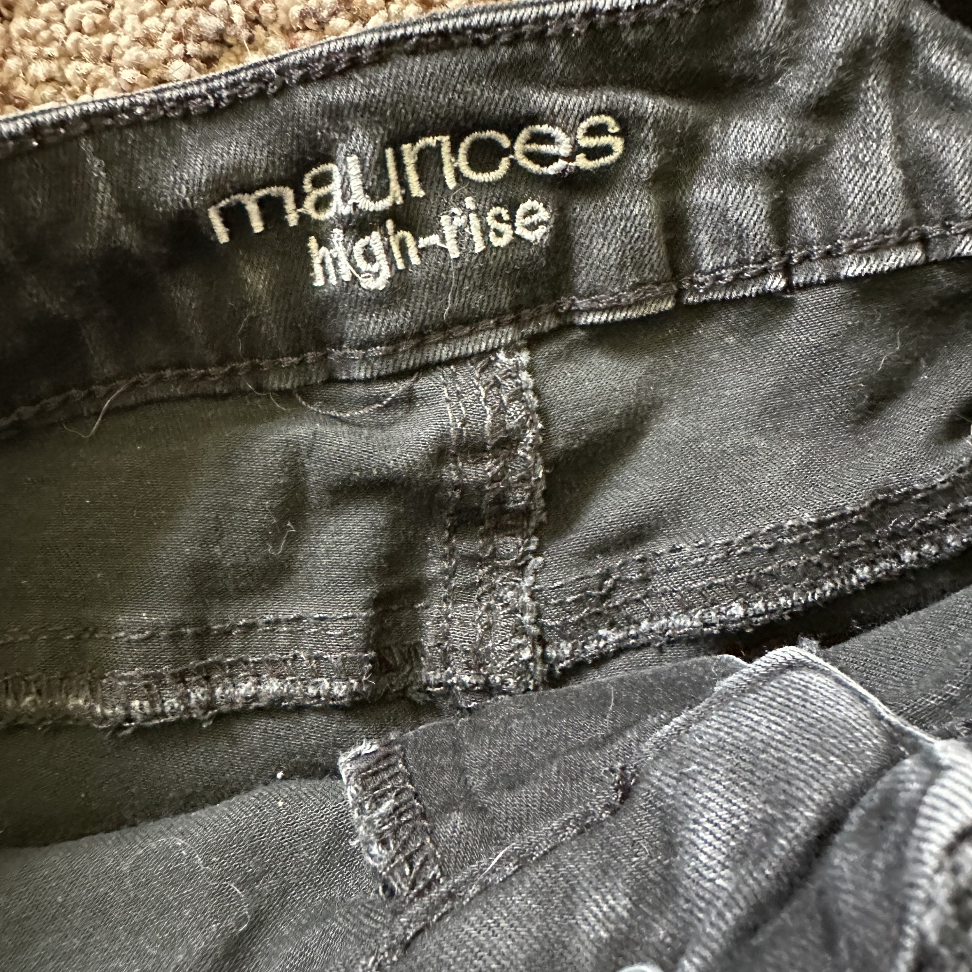 Sz M - Maurice’s Black Jegging