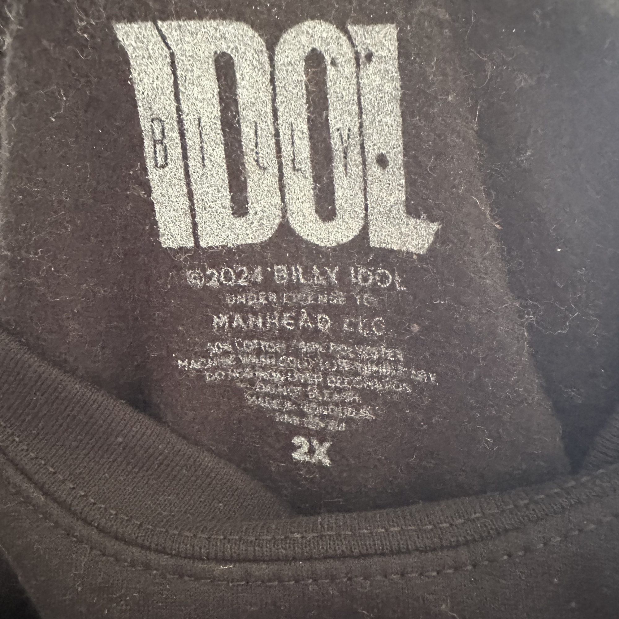 Sz XXL - Billy Idol Sweatshirt