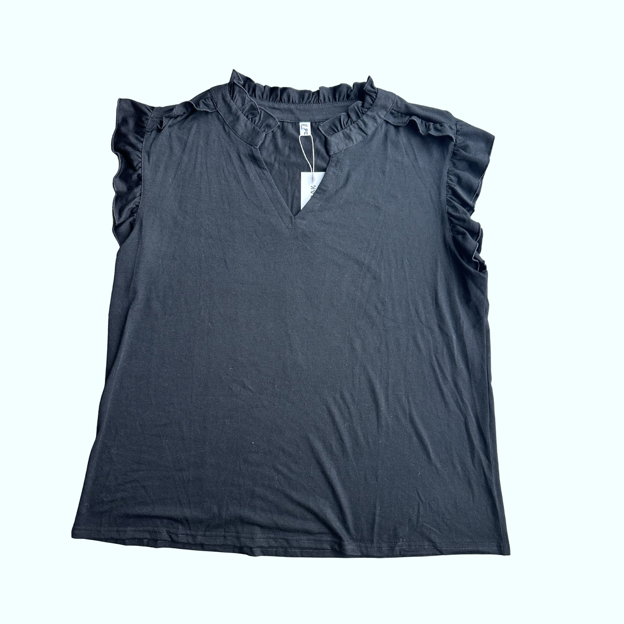 Sz 2XL - Black Dress Top